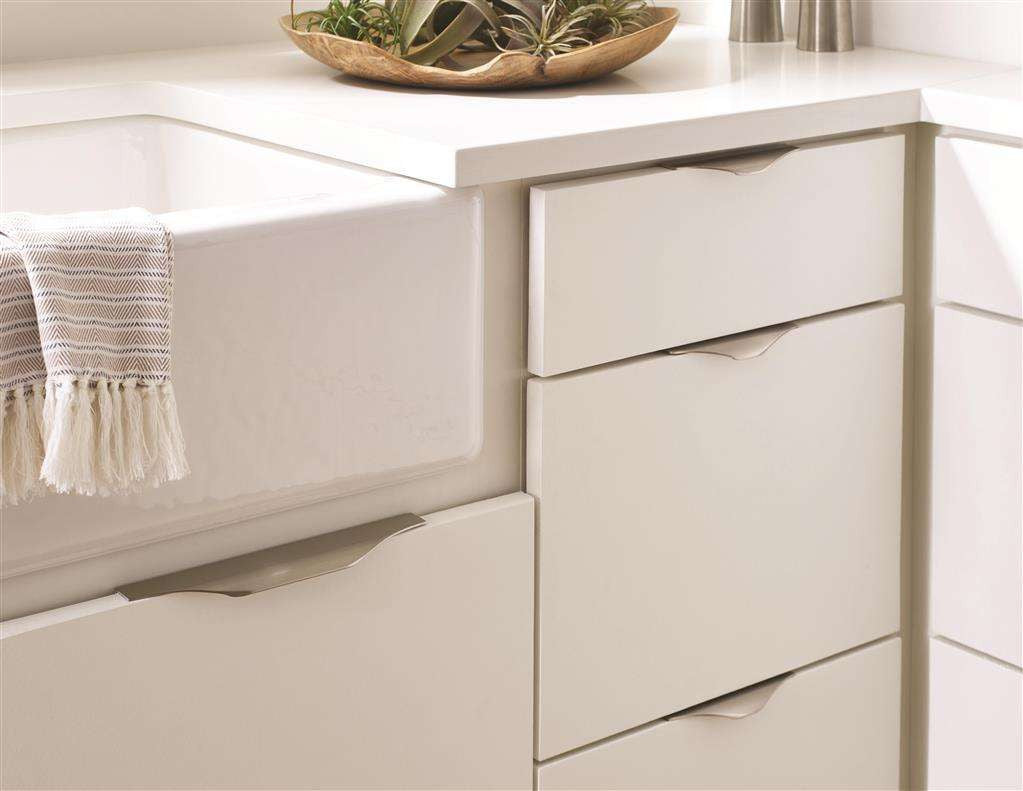 Amerock Aloft Edge Pulls in Satin Nickel