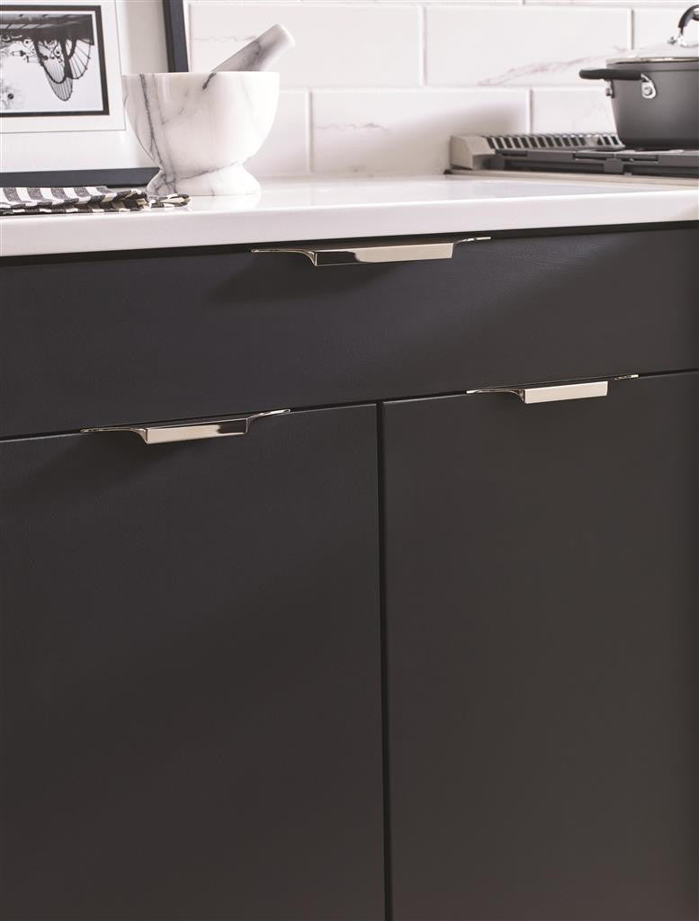 Amerock Extent Edge Pulls in Polished Nickel