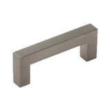 AMERFIT Square Handle Cabinet Pull in Brushed Satin Nickel (+6 Sizes)