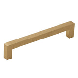 AMERFIT Square Handle Cabinet Pulls in Satin Brass (+5 Sizes)