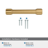 AMEROCK Faircrest Wrapped Bar Handle Pulls in Champagne Bronze (+8 Sizes)