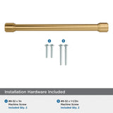AMEROCK Faircrest Wrapped Bar Handle Pulls in Champagne Bronze (+8 Sizes)
