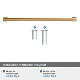 AMEROCK Faircrest Wrapped Bar Handle Pulls in Champagne Bronze (+8 Sizes)