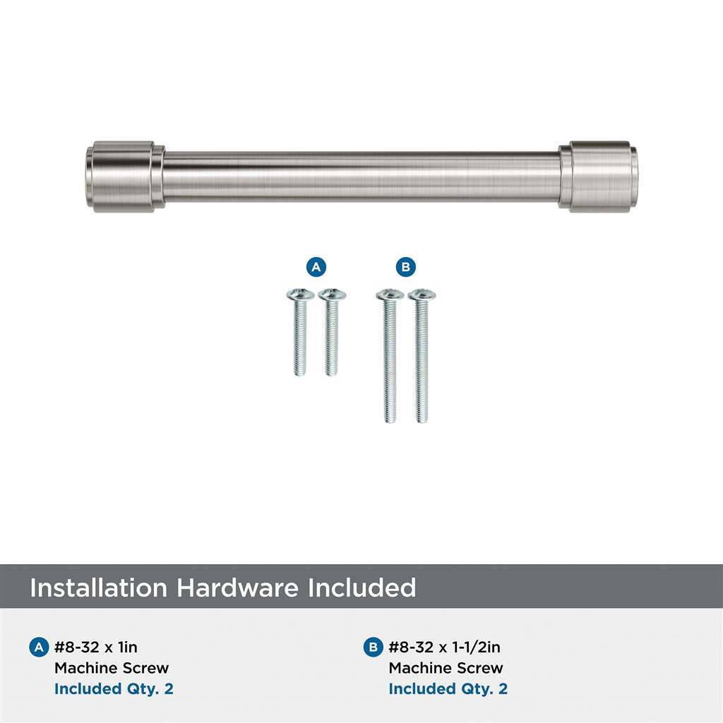 AMEROCK Faircrest Wrapped Bar Handle Pulls in Satin Nickel (+8 Sizes)