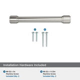 AMEROCK Faircrest Wrapped Bar Handle Pulls in Satin Nickel (+8 Sizes)