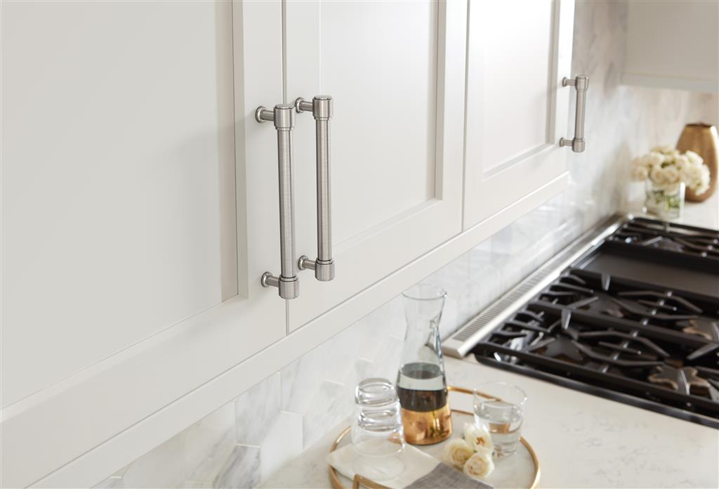 AMEROCK Faircrest Wrapped Bar Handle Pulls in Satin Nickel (+8 Sizes)
