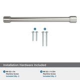 AMEROCK Faircrest Wrapped Bar Handle Pulls in Satin Nickel (+8 Sizes)