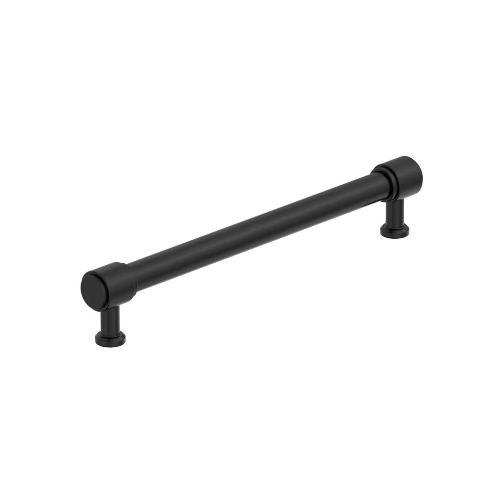AMEROCK Faircrest Wrapped Bar Handle Pulls in Matte Black (+8 Sizes)