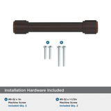 AMEROCK Faircrest Wrapped Bar Handle Pulls in Oil Rubbed Bronze (+8 Sizes)