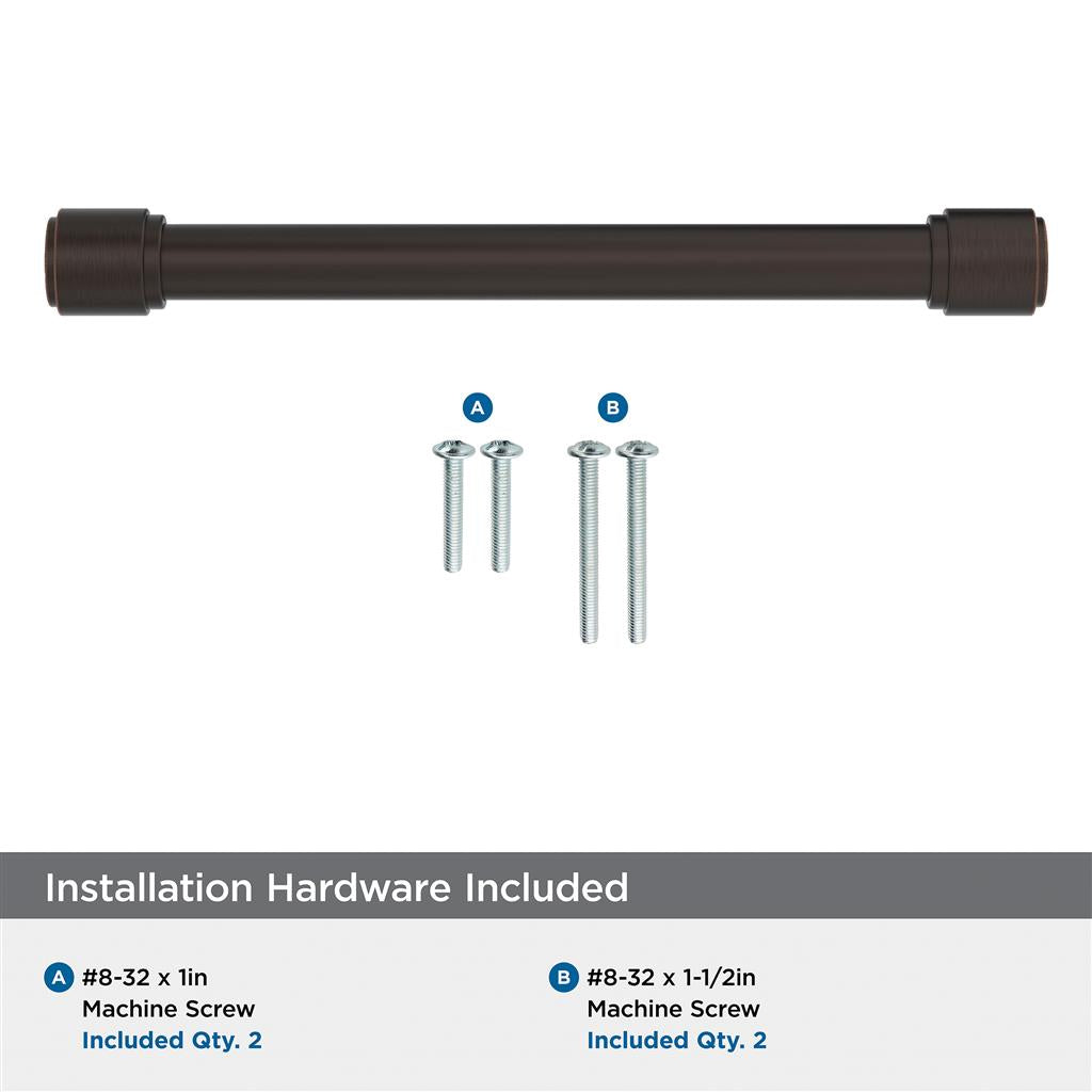 AMEROCK Faircrest Wrapped Bar Handle Pulls in Oil Rubbed Bronze (+8 Sizes)