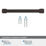 AMEROCK Faircrest Wrapped Bar Handle Pulls in Oil Rubbed Bronze (+8 Sizes)