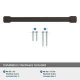 AMEROCK Faircrest Wrapped Bar Handle Pulls in Oil Rubbed Bronze (+8 Sizes)