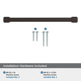 AMEROCK Faircrest Wrapped Bar Handle Pulls in Oil Rubbed Bronze (+8 Sizes)