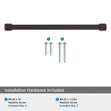 AMEROCK Faircrest Wrapped Bar Handle Pulls in Oil Rubbed Bronze (+8 Sizes)