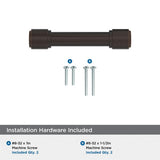 AMEROCK Faircrest Wrapped Bar Handle Pulls in Oil Rubbed Bronze (+8 Sizes)