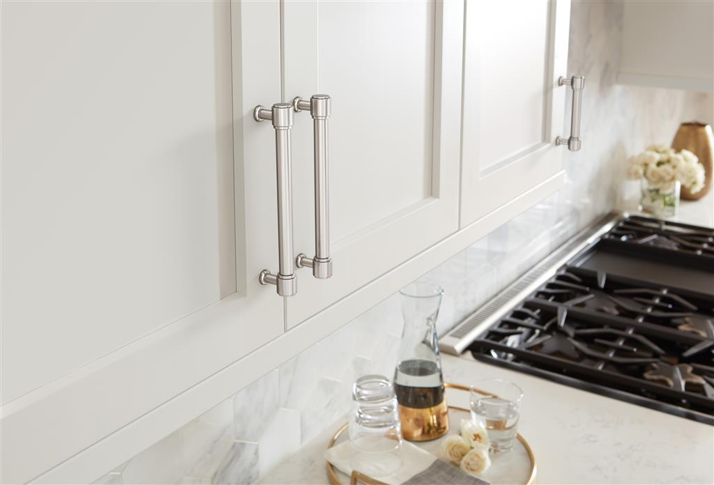 AMEROCK Faircrest Wrapped Bar Handle Pulls in Polished Nickel (+8 Sizes)
