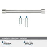 AMEROCK Faircrest Wrapped Bar Handle Pulls in Polished Nickel (+8 Sizes)