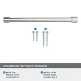 AMEROCK Faircrest Wrapped Bar Handle Pulls in Polished Nickel (+8 Sizes)