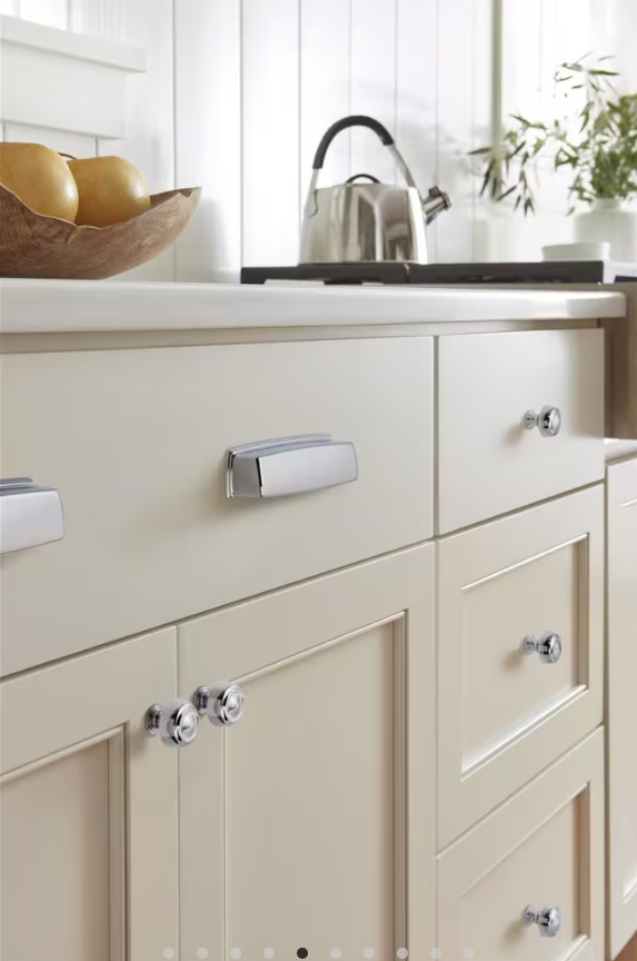 AMEROCK Kane Round Cabinet Knob in Polished Chrome (+2 Sizes)