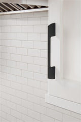 AMEROCK Angle Cabinet Handle Pull in Matte Black (+6 Sizes)