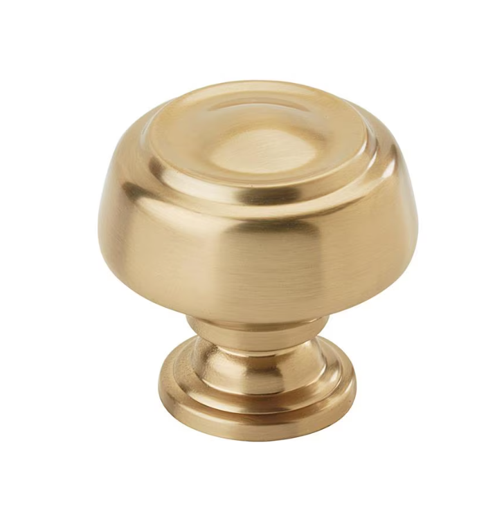 AMEROCK Kane Round Cabinet Knob in Champagne Bronze (+2 Sizes)
