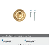 AMEROCK Kane Round Cabinet Knob in Champagne Bronze (+2 Sizes)