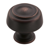 AMEROCK Kane Round Cabinet Knob in Oil Rubbed Bronze (+2 Sizes)