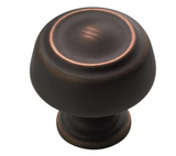 AMEROCK Kane Round Cabinet Knob in Oil Rubbed Bronze (+2 Sizes)
