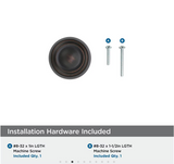 AMEROCK Kane Round Cabinet Knob in Oil Rubbed Bronze (+2 Sizes)