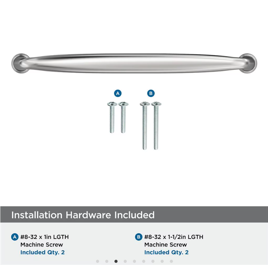 AMEROCK Kane Handle Pulls in Polished Chrome (+8 Sizes)
