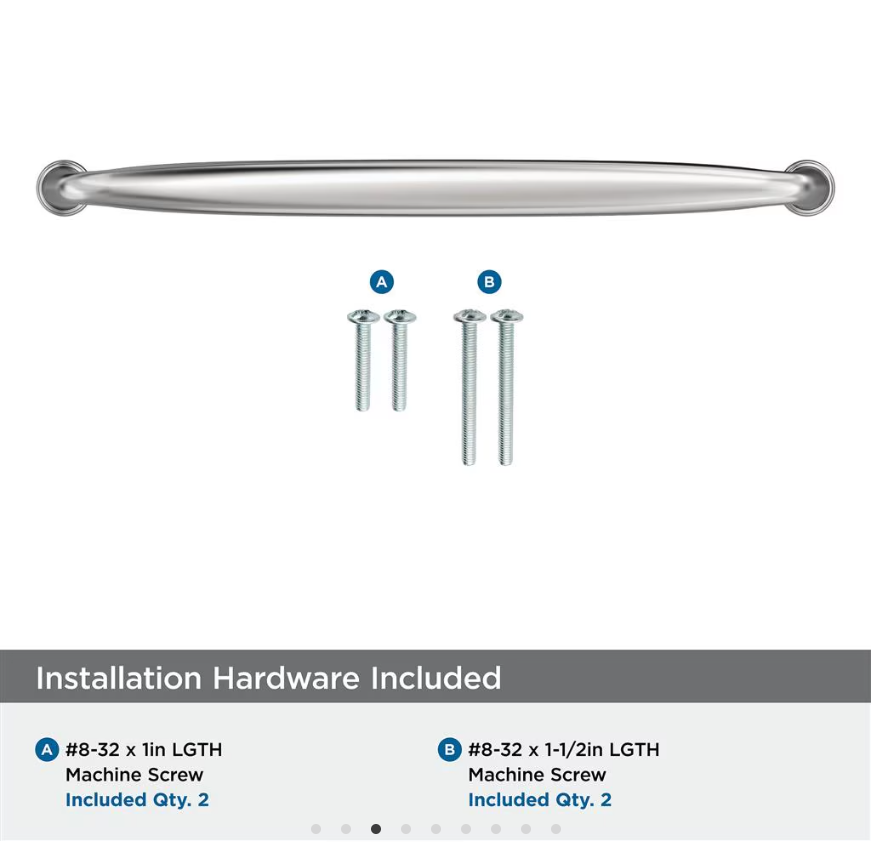 AMEROCK Kane Handle Pulls in Polished Chrome (+8 Sizes)