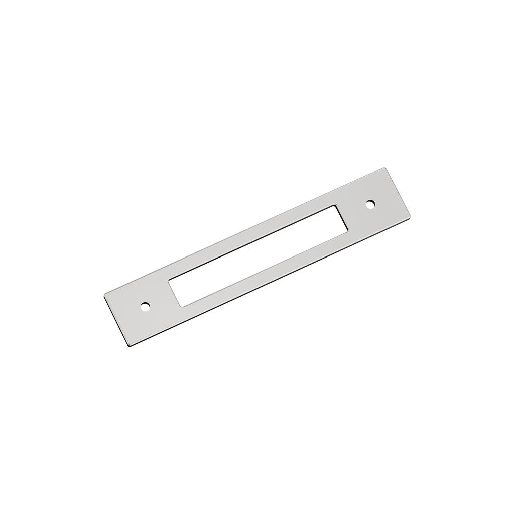 AMEROCK Medora Rectangle Cabinet Handle Backplate in Polished Chrome (+8 Sizes)