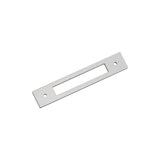 AMEROCK Medora Rectangle Cabinet Handle Backplate in Polished Chrome (+8 Sizes)