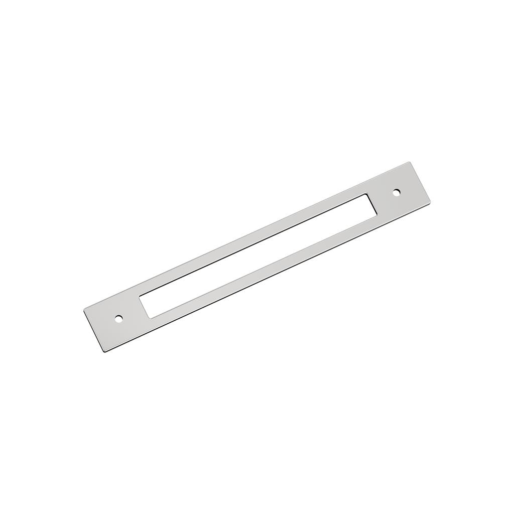 AMEROCK Medora Rectangle Cabinet Handle Backplate in Polished Chrome (+8 Sizes)