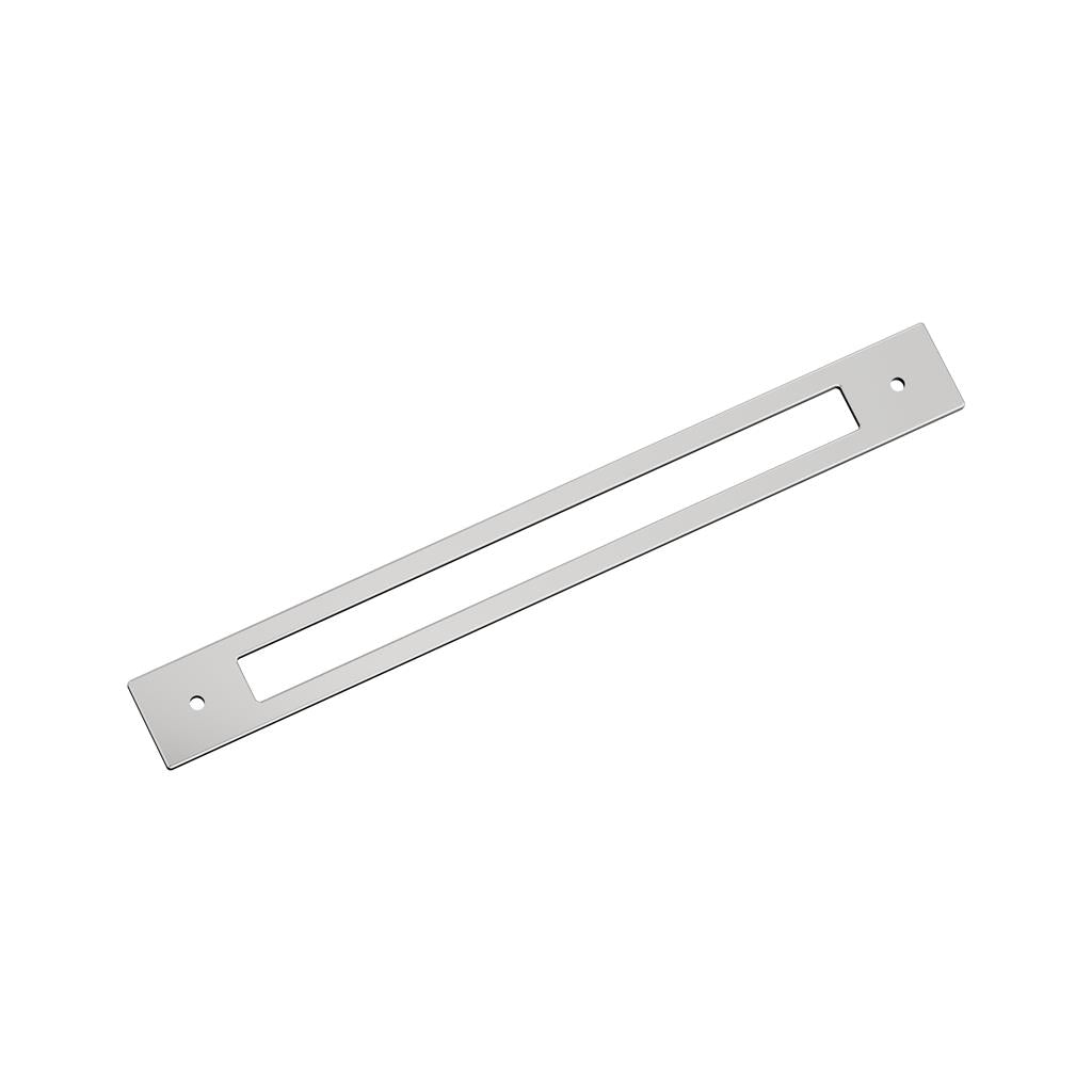 AMEROCK Medora Rectangle Cabinet Handle Backplate in Polished Chrome (+8 Sizes)