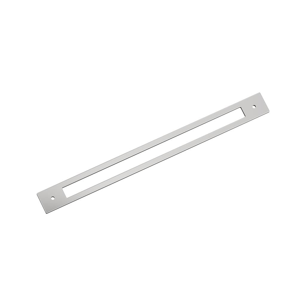 AMEROCK Medora Rectangle Cabinet Handle Backplate in Polished Chrome (+8 Sizes)