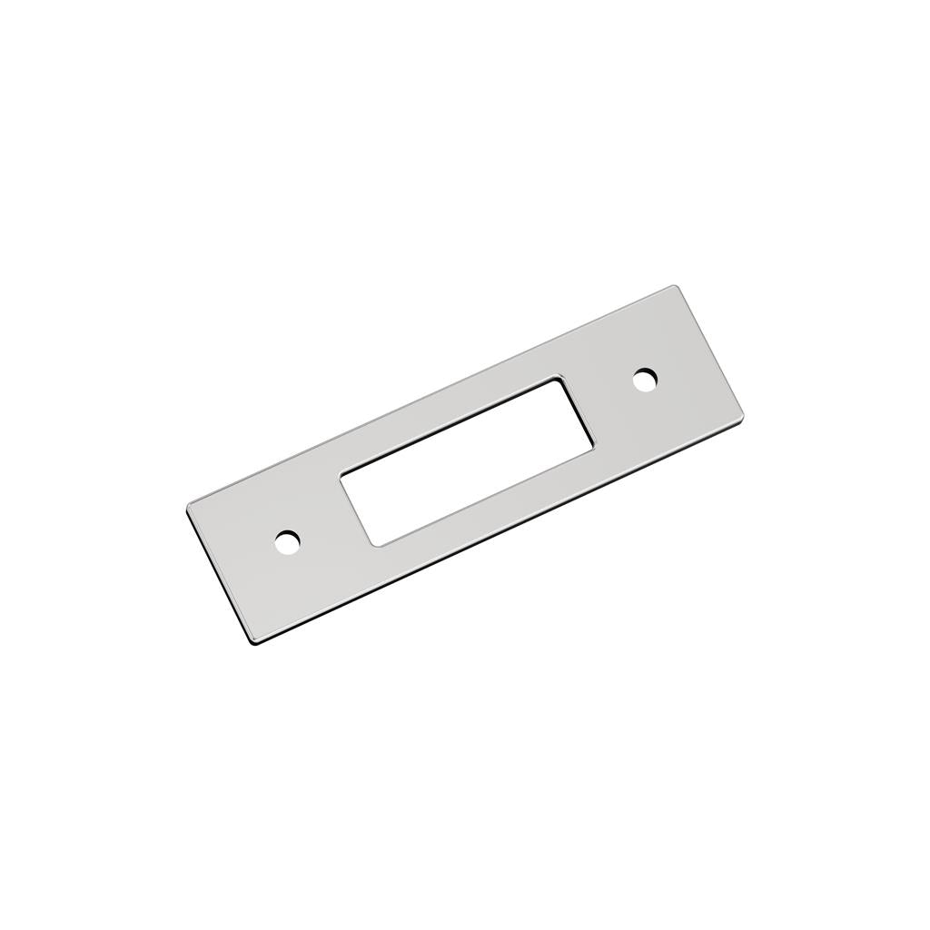 AMEROCK Medora Rectangle Cabinet Handle Backplate in Polished Chrome (+8 Sizes)