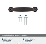 AMEROCK Kane Handle Pulls in Oil Rubbed Bronze (+8 Sizes)