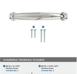 AMEROCK Kane Handle Pulls in Polished Nickel (+8 Sizes)