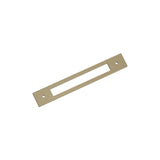 AMEROCK Medora Rectangle Cabinet Handle Backplate in Golden Champagne (+8 Sizes)