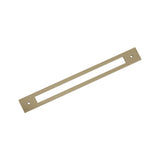 AMEROCK Medora Rectangle Cabinet Handle Backplate in Golden Champagne (+8 Sizes)