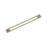 AMEROCK Medora Rectangle Cabinet Handle Backplate in Golden Champagne (+8 Sizes)