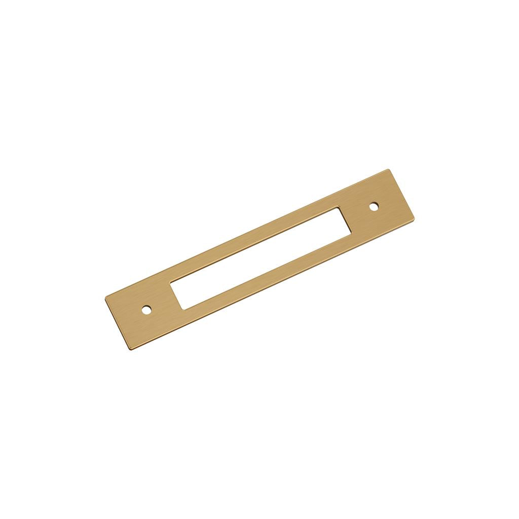 AMEROCK Medora Rectangle Cabinet Handle Backplate in Champagne Bronze (+8 Sizes)