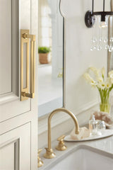 AMEROCK Medora Rectangle Cabinet Handle Backplate in Champagne Bronze (+8 Sizes)