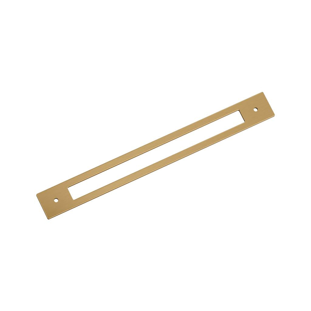 AMEROCK Medora Rectangle Cabinet Handle Backplate in Champagne Bronze (+8 Sizes)