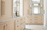 AMEROCK Medora Rectangle Cabinet Handle Backplate in Champagne Bronze (+8 Sizes)