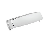 AMEROCK Kane 3-3/4" Centers Cup Pull in Polished Chrome