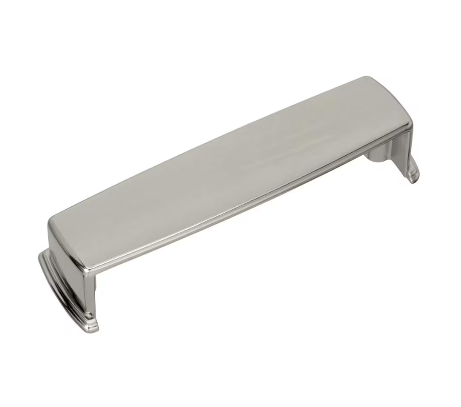 AMEROCK Kane 3-3/4" Centers Cup Pull in Polished Nickel
