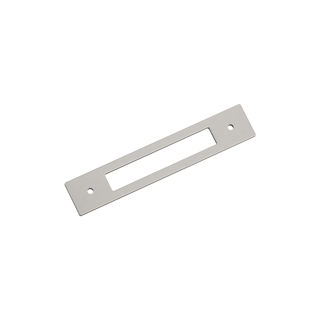 AMEROCK Medora Rectangle Cabinet Handle Backplate in Satin Nickel (+8 Sizes)