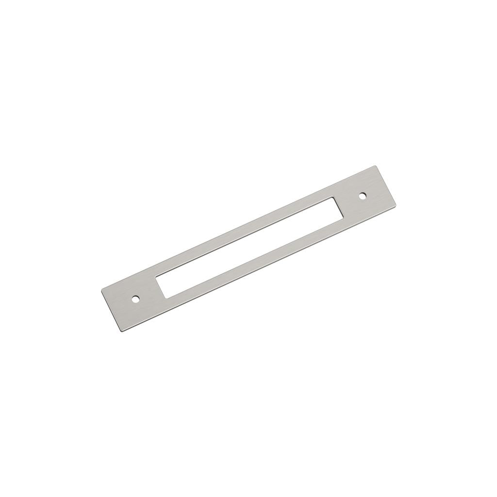 AMEROCK Medora Rectangle Cabinet Handle Backplate in Satin Nickel (+8 Sizes)